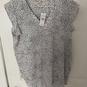 Ann Taylor polka dot top